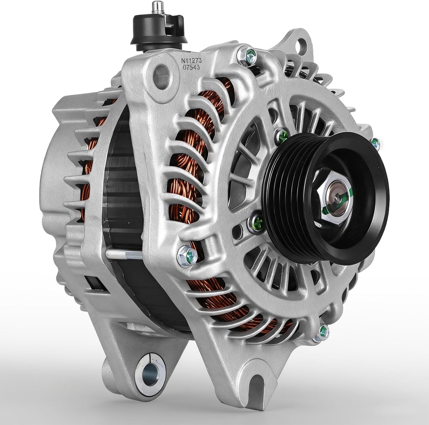 Alternator Compatible for Ford 07-14 Edge, 10-12 Fusion, 08-12 Taurus, for Lincoln 2010 MKS, 07-10 MKX, 07-12 MKZ, for Mercury 08-09 Sable, 3.5L 3.7L, 12V 150A 11273N PG11273 7T4T-10300-AD