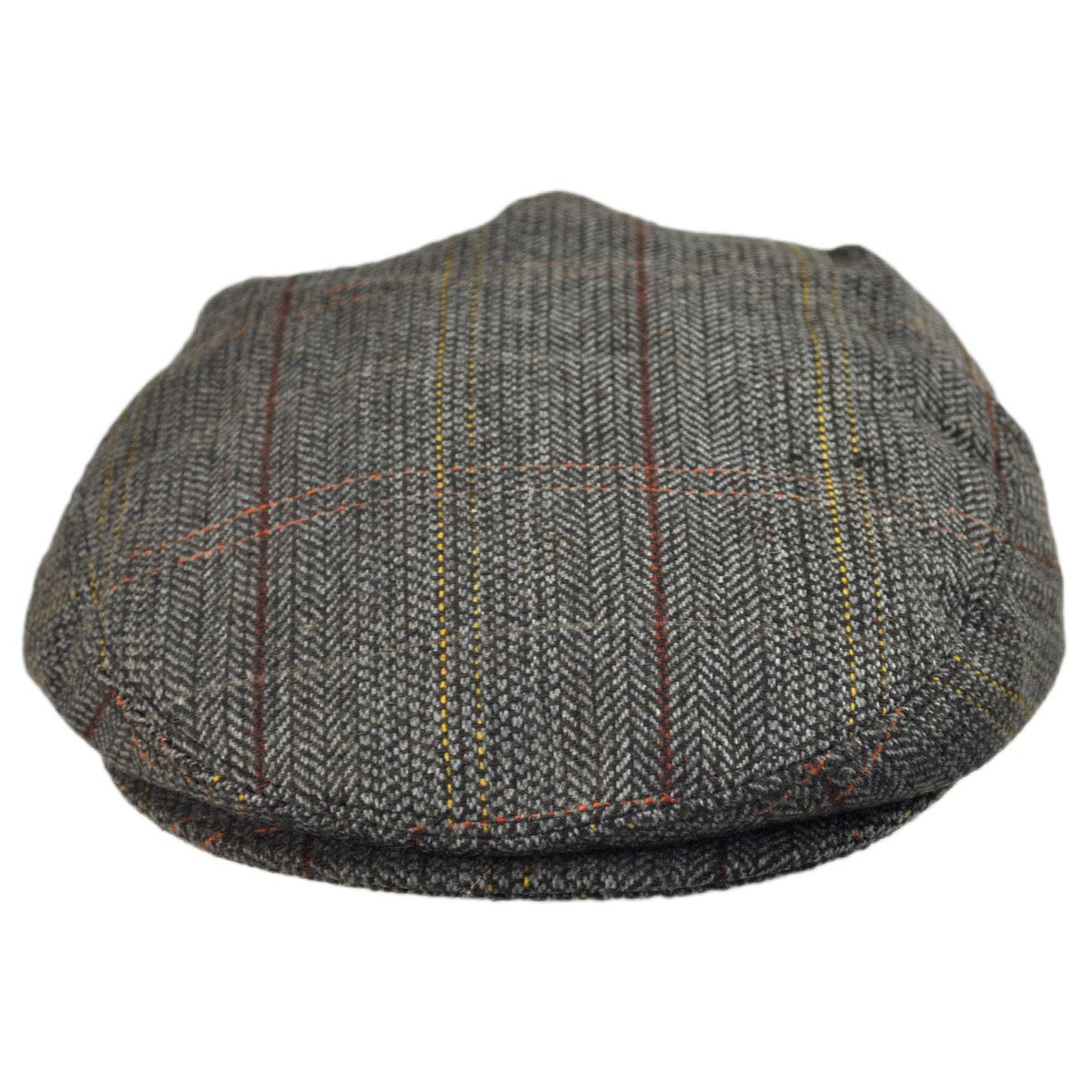 Jaxon Tweed Ivy Cap (XX-Large, Brown/Grey Tweed)