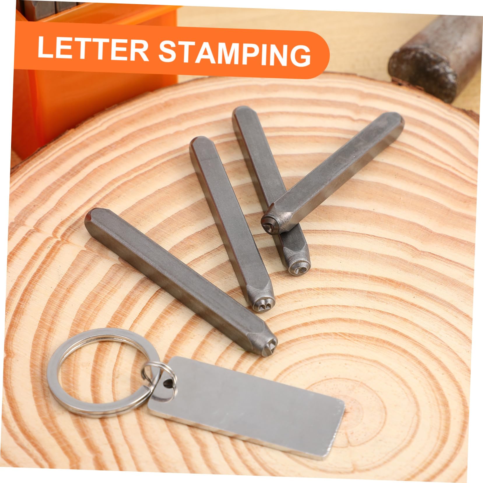 Metallprägen Buchstabenstempelset 3mm 1 Satz aus Kohlenstoffstahl