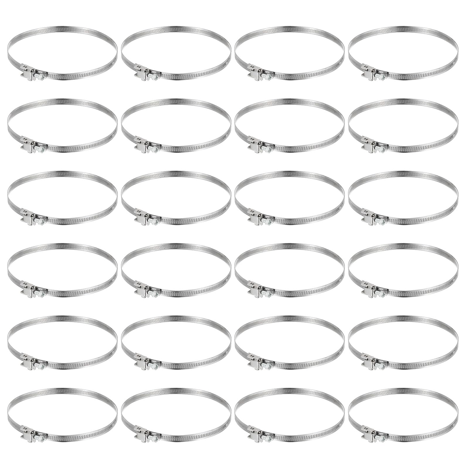 PATIKIL 5 Inch Adjustable Pipe Hose Clamp