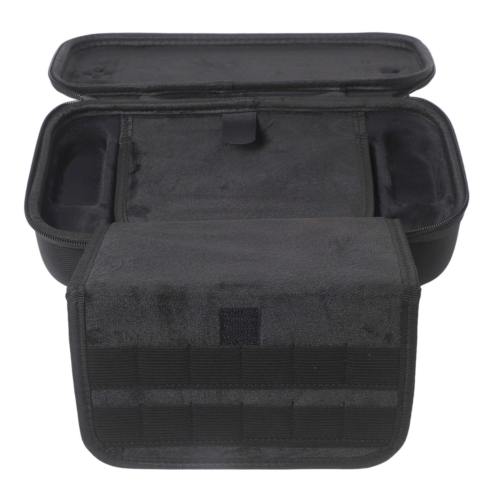 Custodia in EVA per Nintendo Switch 2, contiene 12 cartucce di gioco, 30 x 15 x 8 cm, per borsa portatile compatta da viaggio e uso domestico, nero/grigio