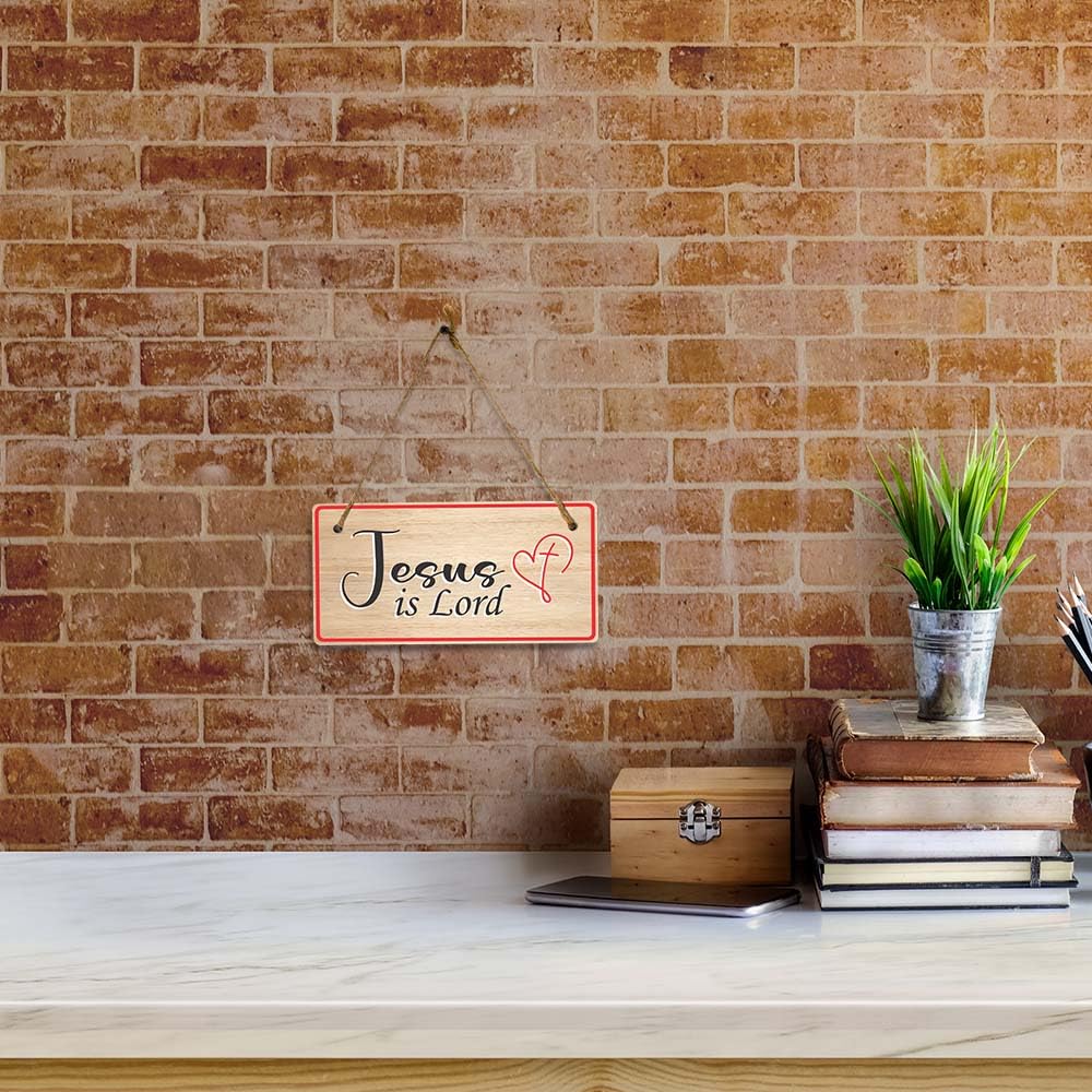 Jesus Is Lord Door Sign