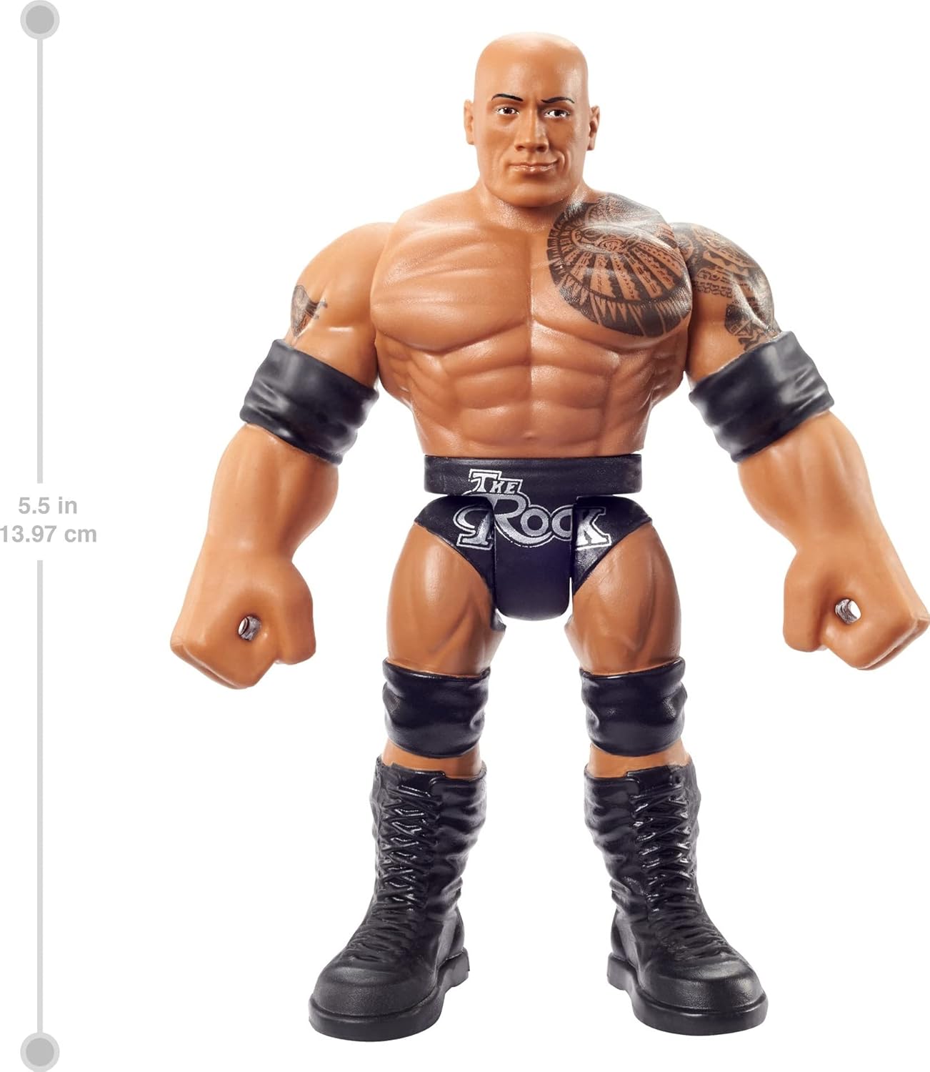 WWE Bend 'n Bash Posable 5.5-inch The Rock Action Figure