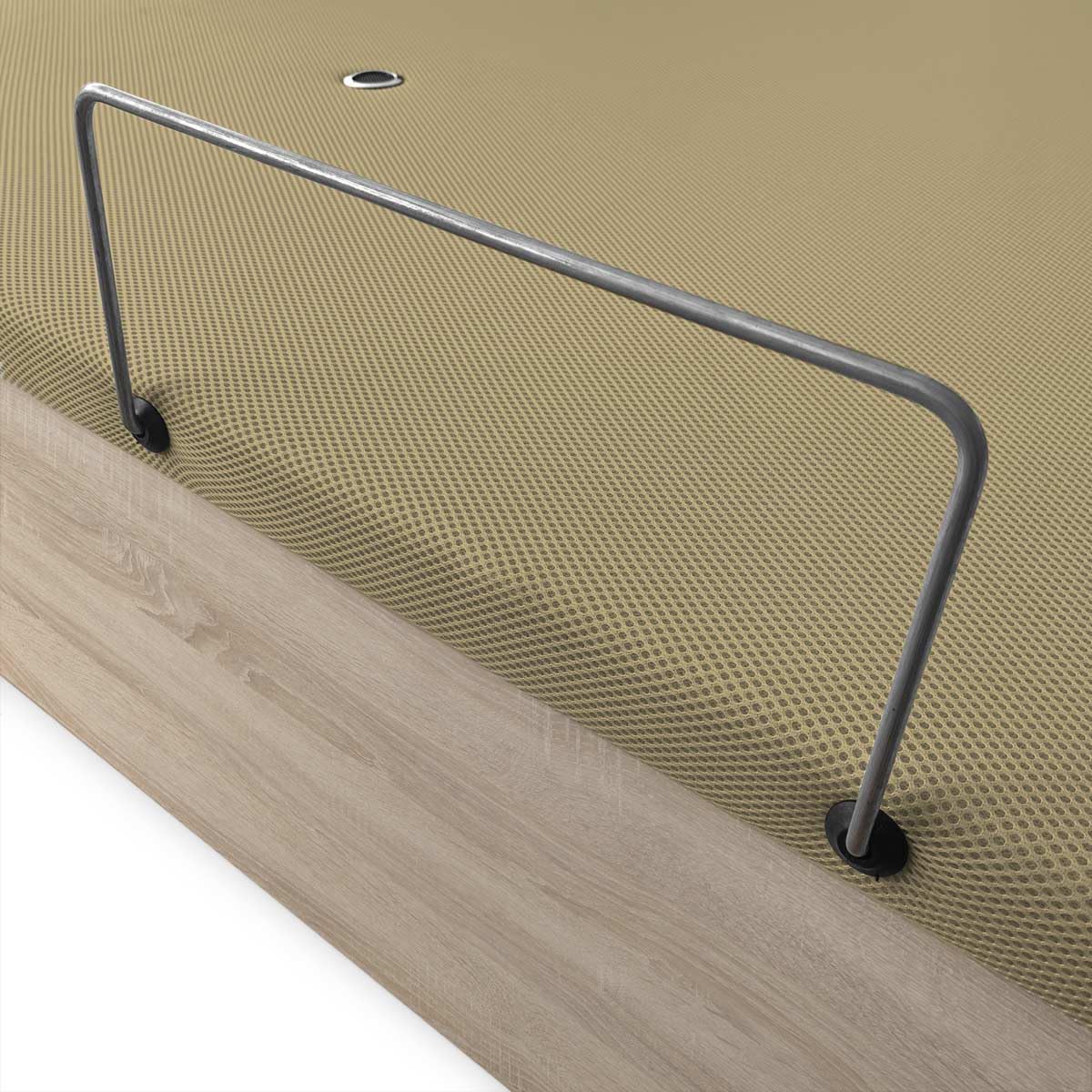 amuéblate Online - Canapé Abatible Extra Reforzado Gran Capacidad con Tapa Transpirable, Esquinas Redondeadas, 135 x 190, Cambria