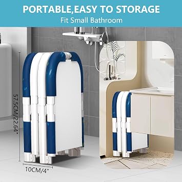 Simcat 45 Large Portable Foldable Bathtub Adult, Separate Family-Friendly SPA Therapy Tub Soaking, Hot SPA/Ice Bath Tub (Cosmic planets)