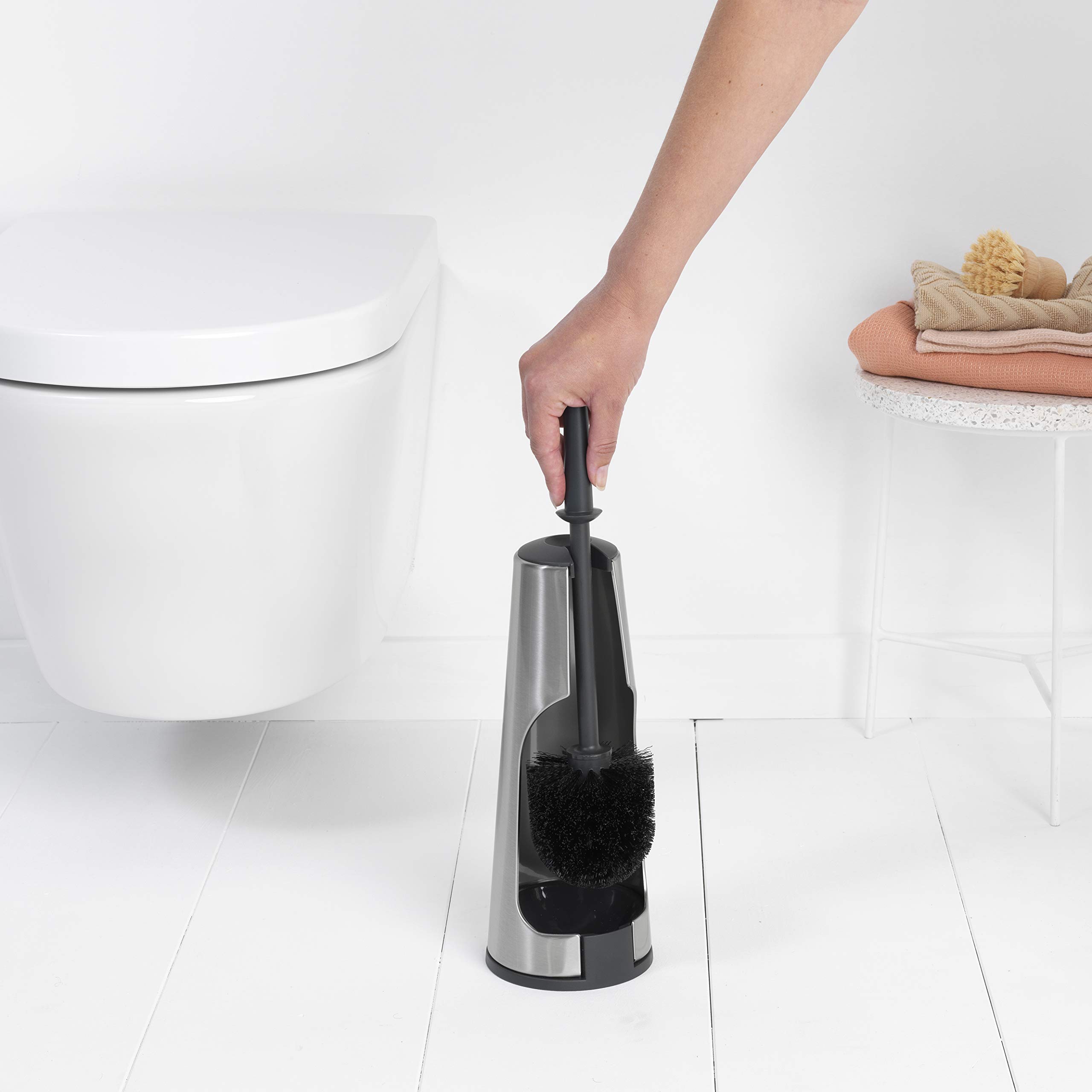 Brabantia Classic Portascopino WC, Inox Satinato