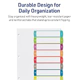 Avery® Table of Contents Dividers, 8-Tab, Multicolor, 1 Set – view 5