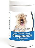 Vista 272 de Healthy Breeds Schnauzer miniatura todo en uno multivitamínico suave masticable 90