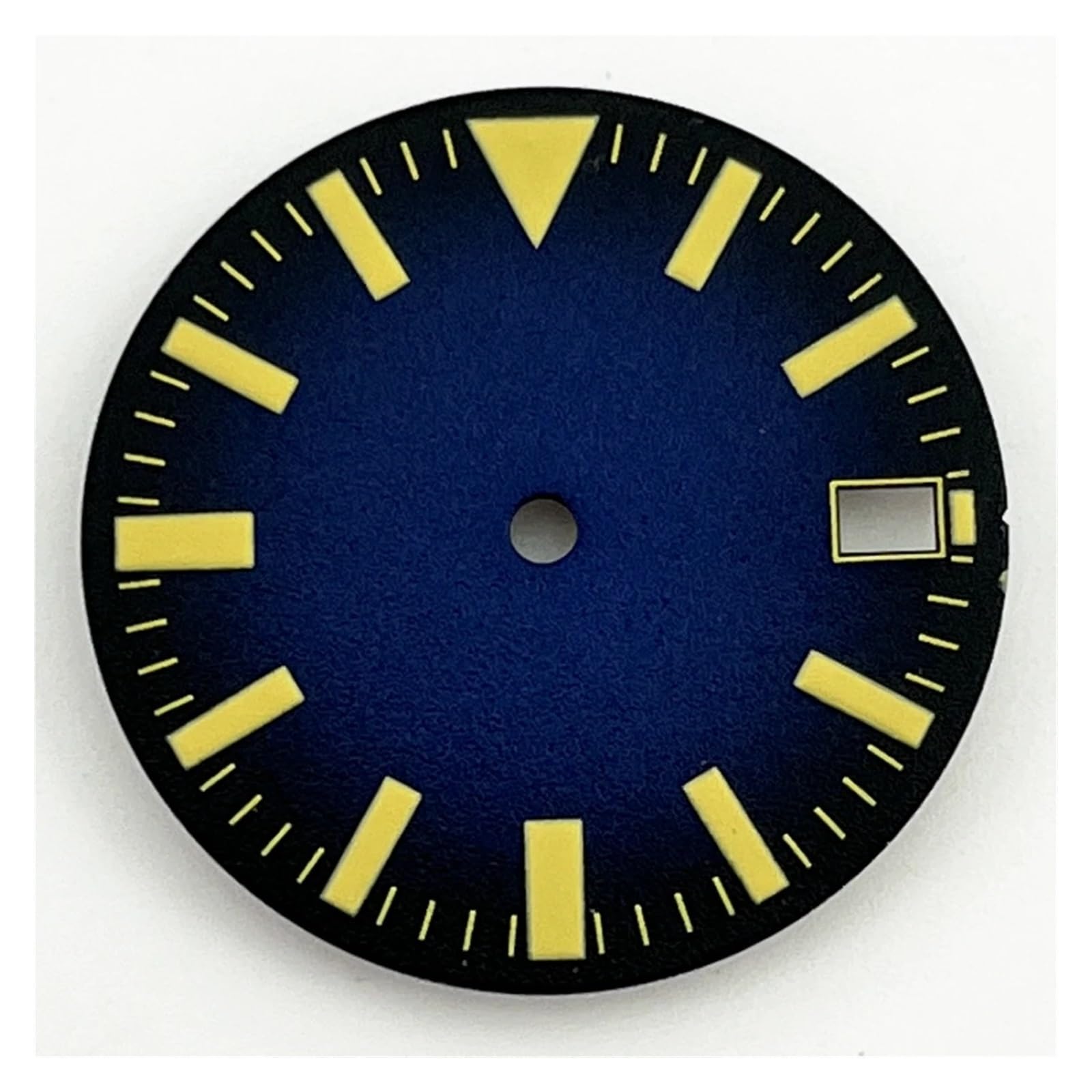 Cadran NH35 stérile bleu de 28.5mm pour réparer ou personnaliser une montre automatique