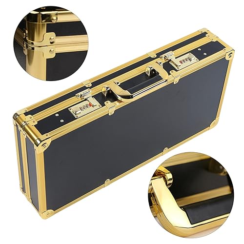 Miniatura 6 de Barber Case - Maleta de transporte para cortaúñas, tijeras, peines, herramientas de 21.65 x 10.63 x 3.94 pulgadas