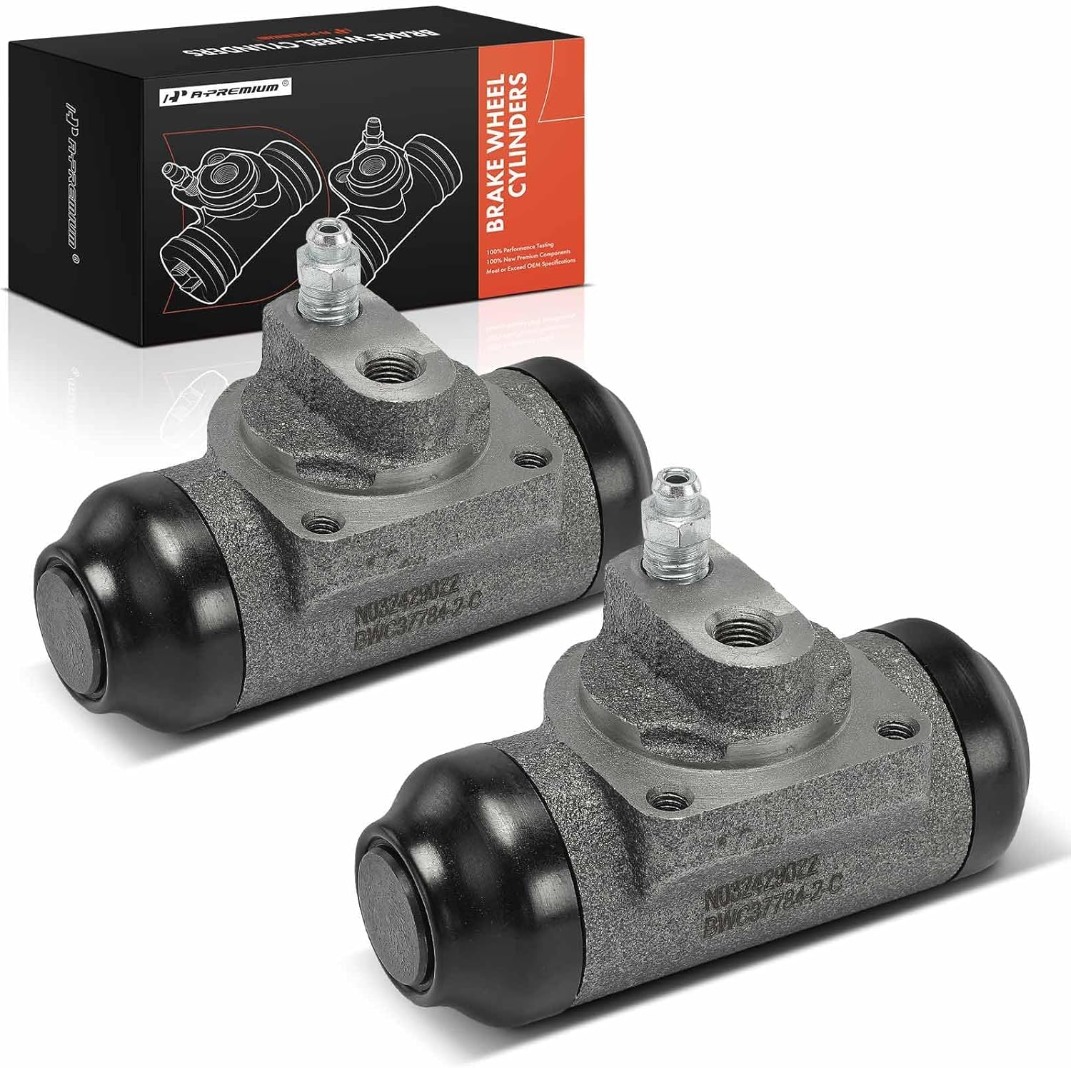 A-Premium Rear Drum Brake Wheel Cylinder Compatible with Select Chevrolet and GMC Models - C1500 1988-1991, K1500 1988-1991, 2-PC Set - Replace# 18013954, 18060084