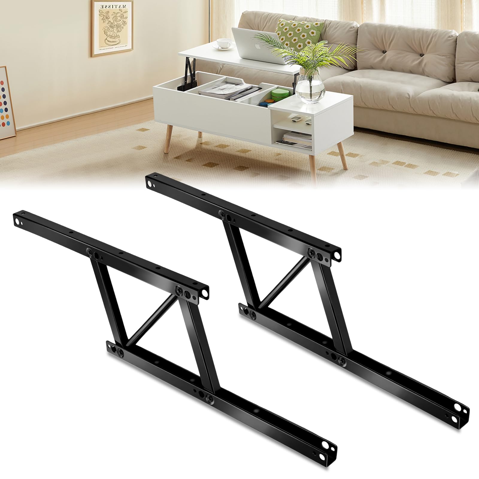 Bisagra elevable para mesa de centro: transforma tu mueble en un práctico escritorio de pie 1