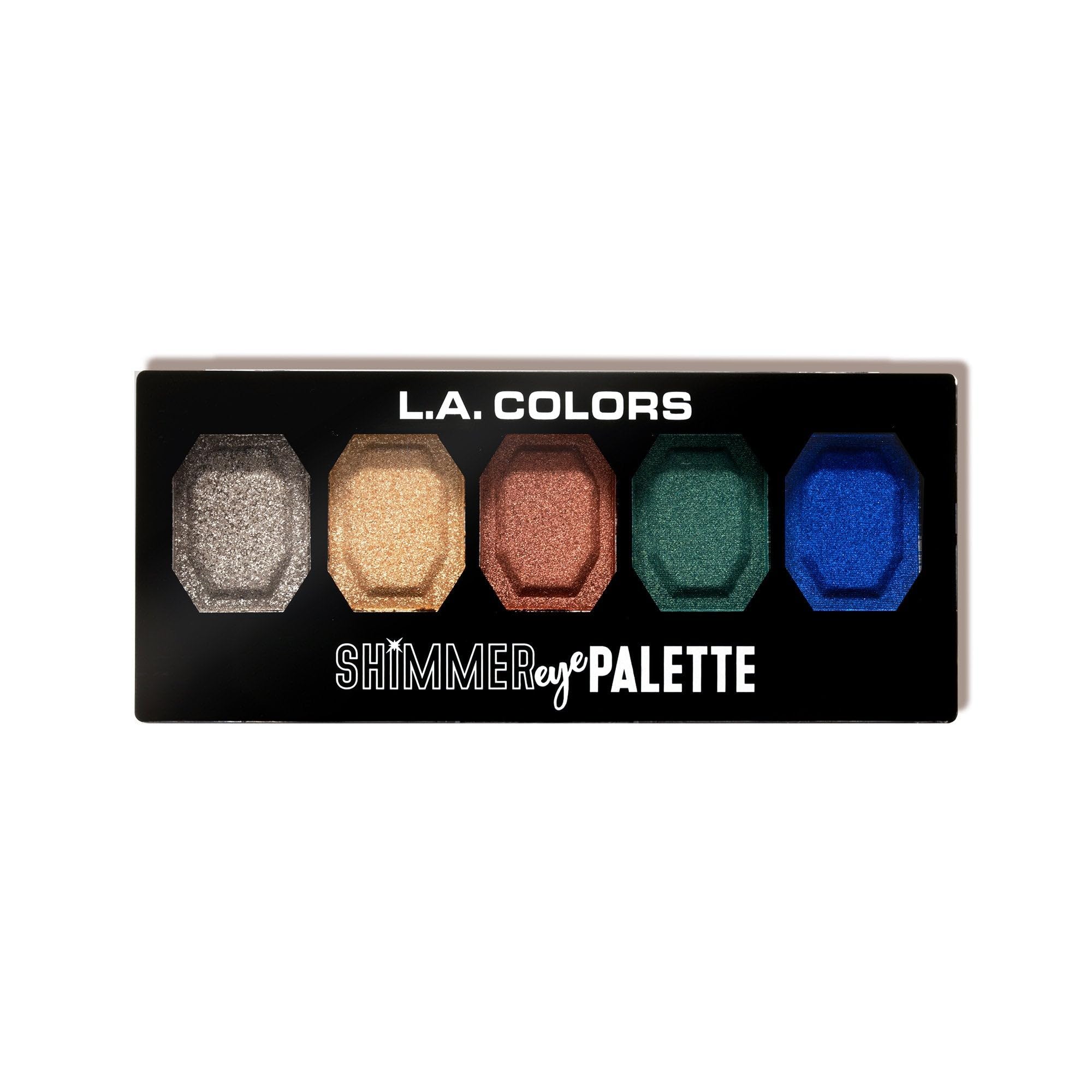 L.A. COLORS Shimmer Eye Palette, Be Bright CES698