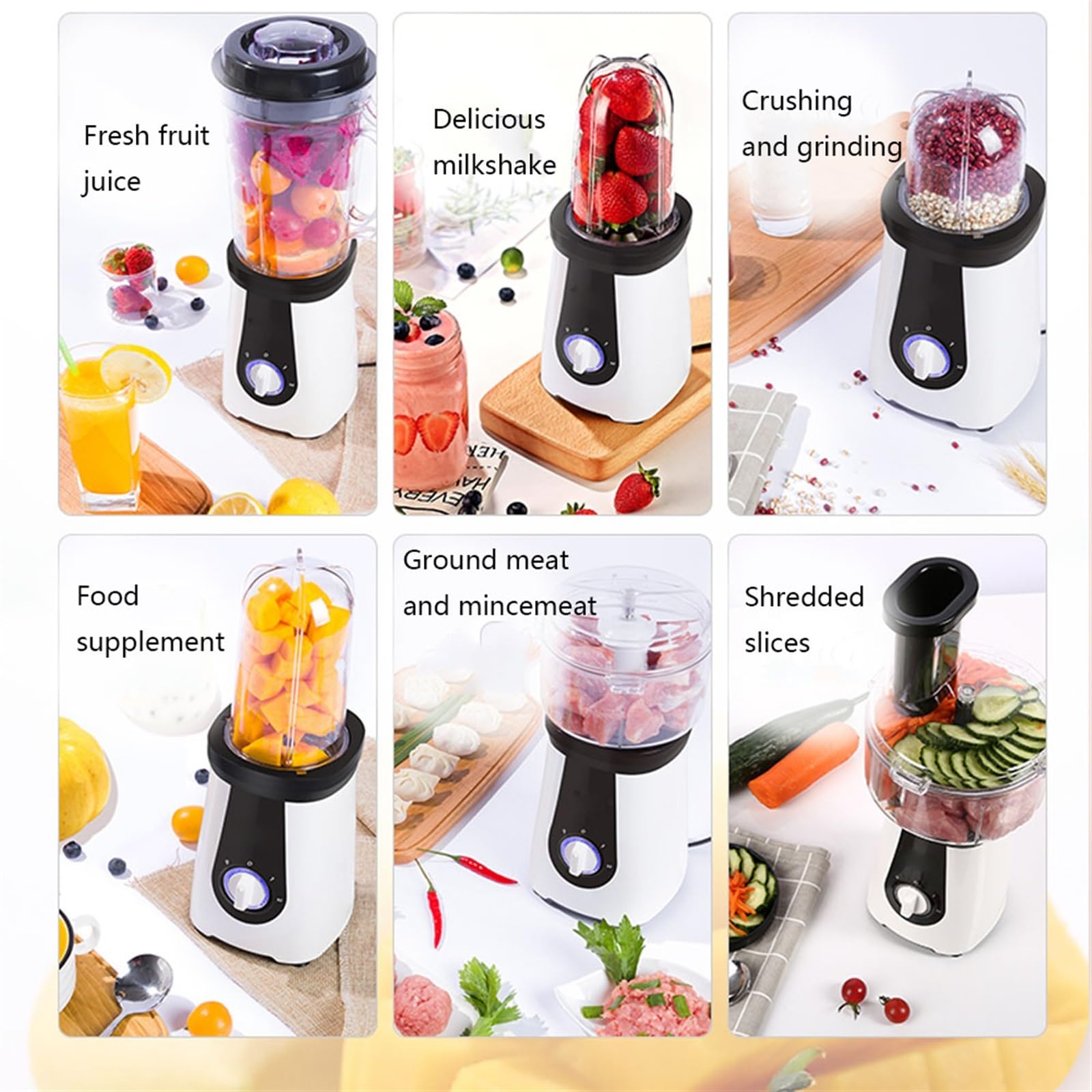 Mezclador Blender Smoothie Batidora Smoothie Con Cuchillas De Acero Inoxidable 3 Velocidades Power Grinde Picadora Trituradora De Hielo Contenedor Tritan Mezclador De Alto Rendimiento 32,000 Rpm 220W