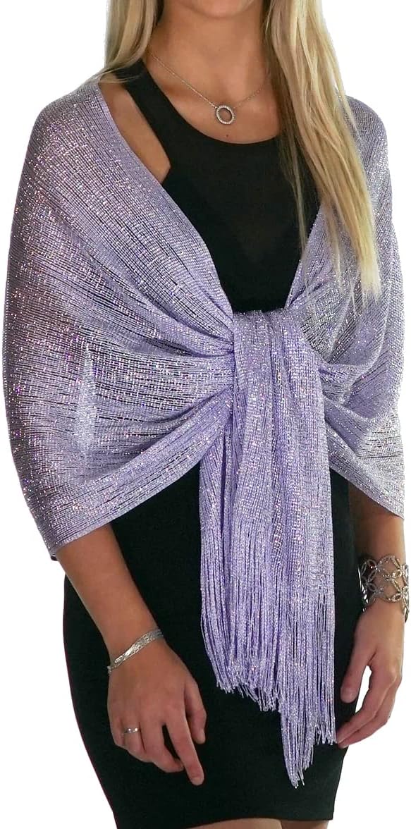 sparkly evening shawl