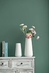 11 Inch Tall Matt White Ceramic Vases for Flowers & Pampas Grass, Classic Rustic Style Decorative Vase for Home Decor Table Centerpieces
