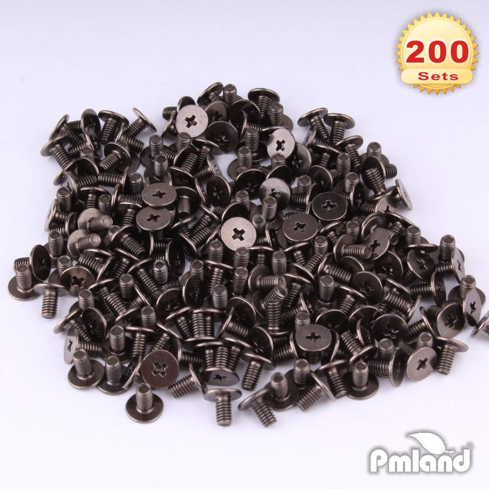 9.5mm Picos Cónicos Negros Studs De Tornillo Para Manualidad Rivets Genial Punk - China Punk, Remach Punk