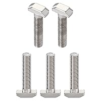 Vista 12 de Tornillo deslizante con ranura en T M5x12mm (DXL), paquete de 10 unidades, buenos para la industria de la construcción, tornillos en forma de T