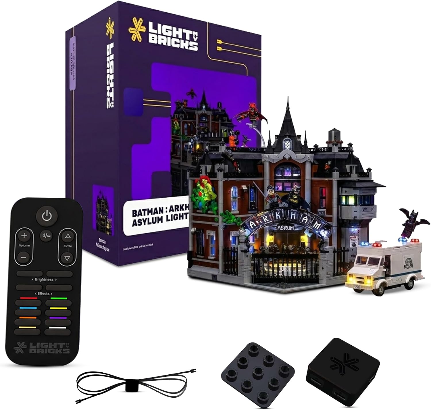 Amazon.com: LED Light Kit for LEGO 76300 Batman Arkham Asylum with 2.0 ...