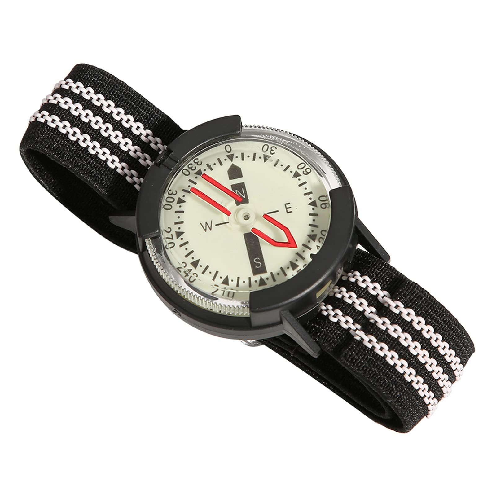 Compass, Dive Compass with Adjustable Strap Acrylic Wrist Compass for Diving