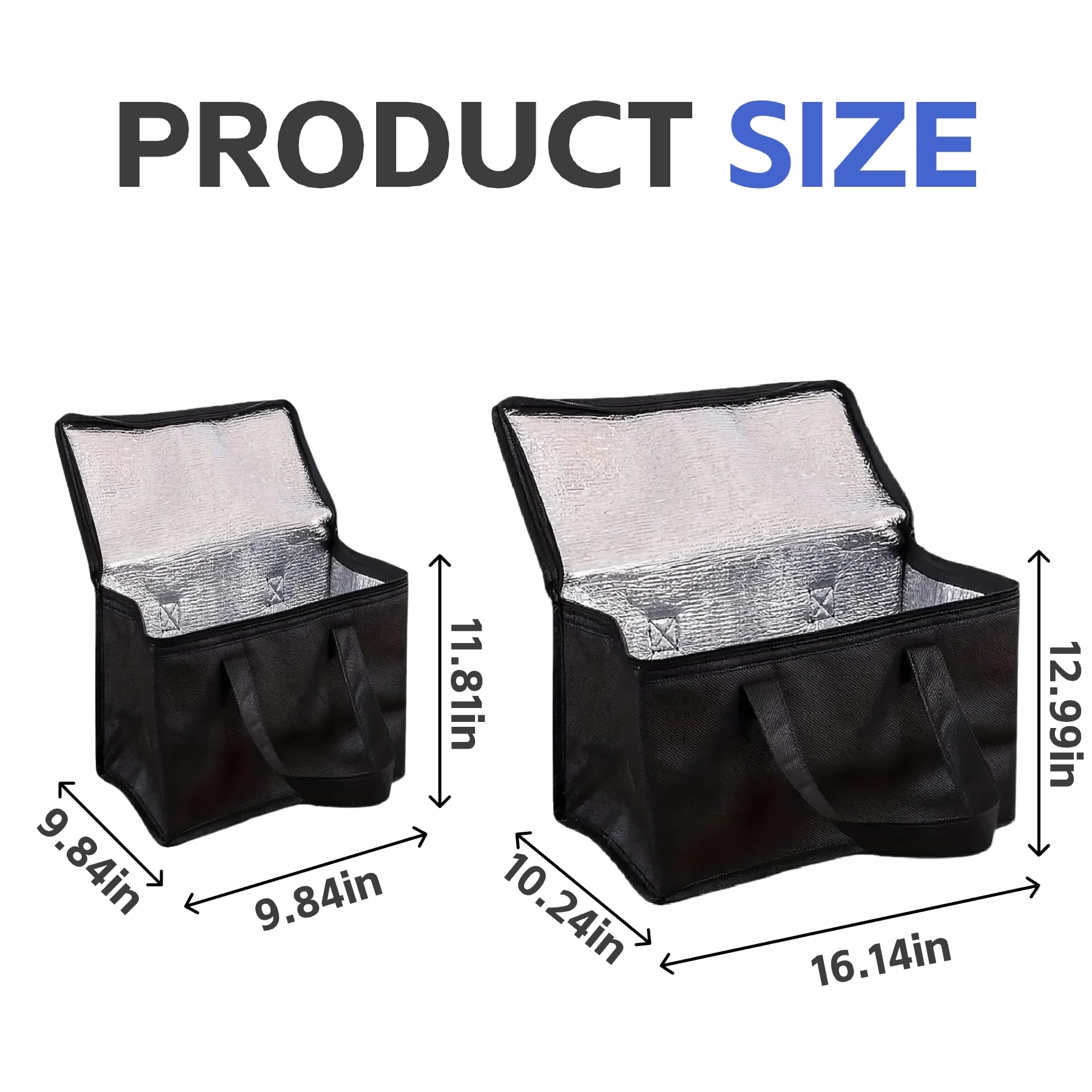 2 Pz Borsa Frigo Borsa Frigo Termica Borsa Da Viaggio Adatte Camping Pique Nique Lavoro Consegne