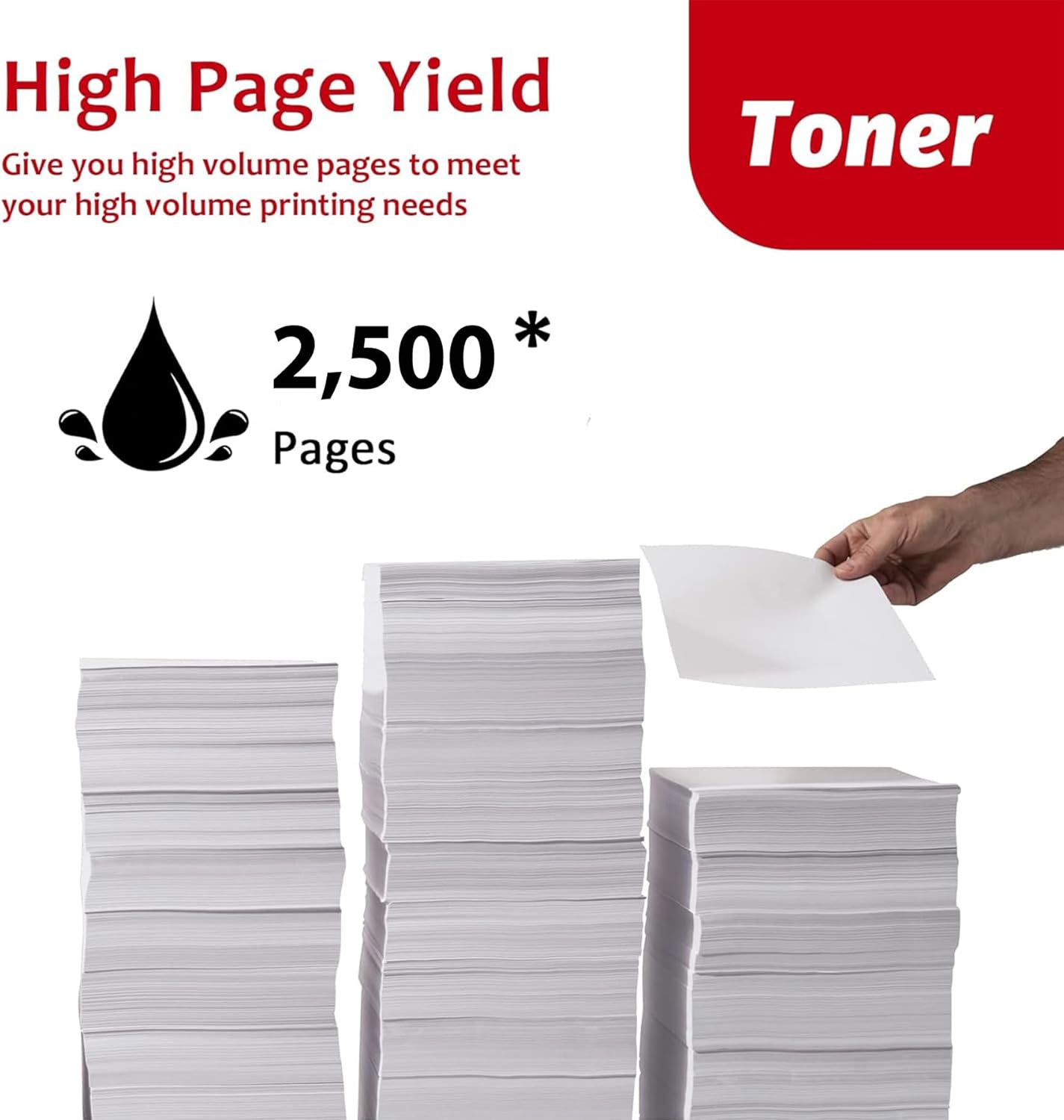 F156602 Black Toner Cartridge (2-Pack) - Replacement for Canon F156602 Cartridge Compatible with F156602 Printer