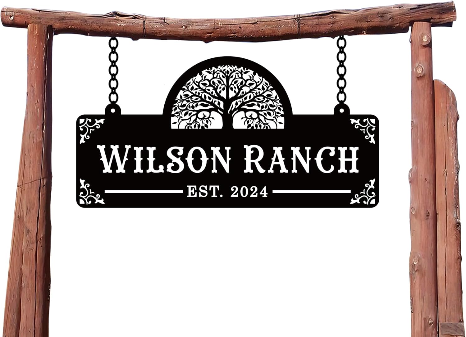 Custom Metal Farm Sign, Ranch or Farm Signs Indoor Outdoor， Personalized Metal Sign Ranch Name Sign, Ranch & Farmhouse Signs Wall Art Decor, Gifts, Housewarming Gift,