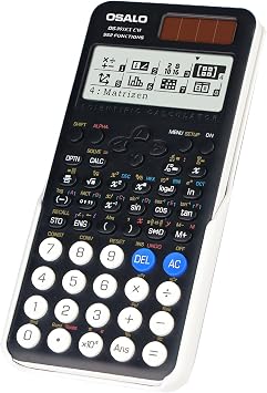 OSALO Scientific Calculator Non-Programmable Black