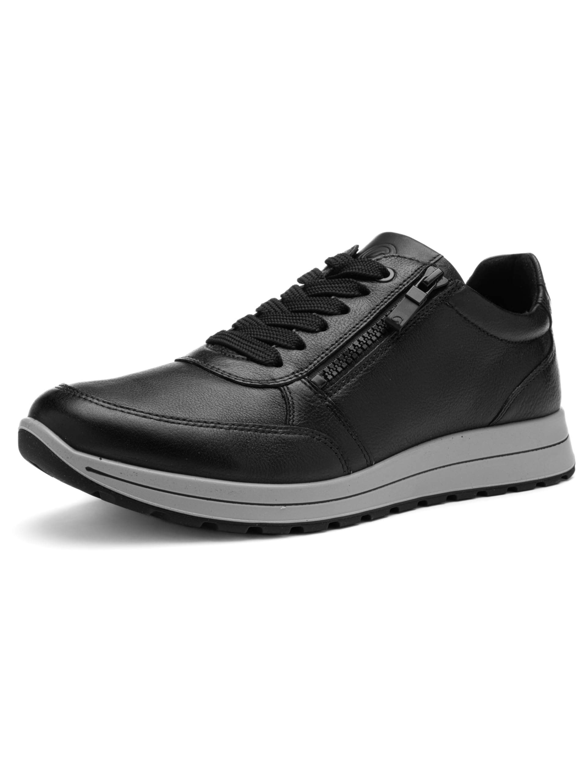ara Men's Matteo Sneaker, Schwarz,Blau, 10 UK