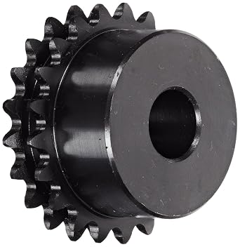 Ametric 2062B40 Metric 2062B40 ISO 12B-2 Hub Steel Sprocket 40 Teeth For Ametric No. 2062 Double Strand Chain with, 19.05mm Pitch, 11.68mm Roller Width, 12.07mm Roller Diameter, 25 mm Pilot MPB Bore +/-1mm d1, Mfg Code 1-010