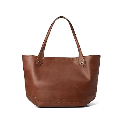 Frye Kenzie Unlined Tote Tote Handbags Cognac, Leather