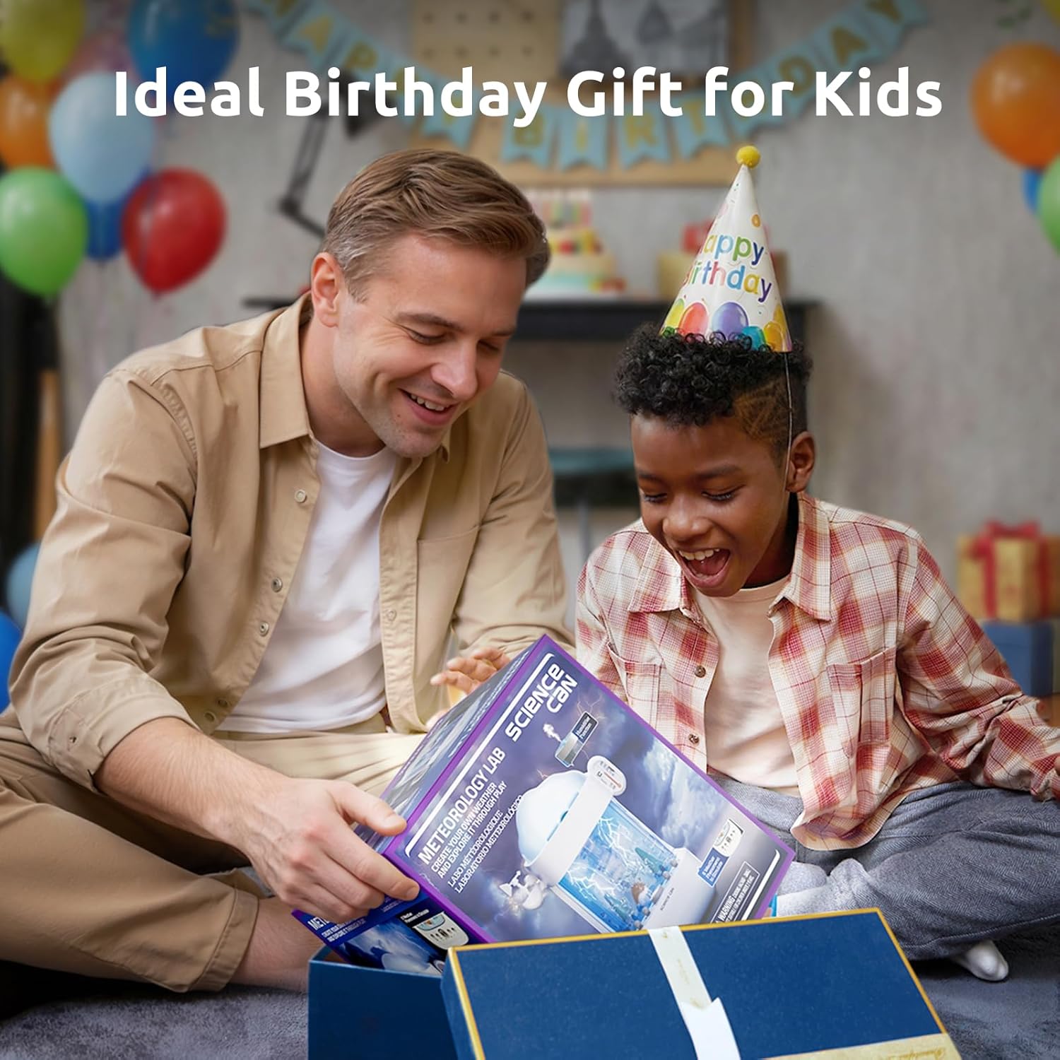 Science Can STEM Kits for Kids Age 6-8, Multifunctional 3-in-1 Weather Station for Kids, Educational Science Kits with 8 Weather, Cool Humidifier & White Noise Mode, Birthday Gifts for Girls & Boys