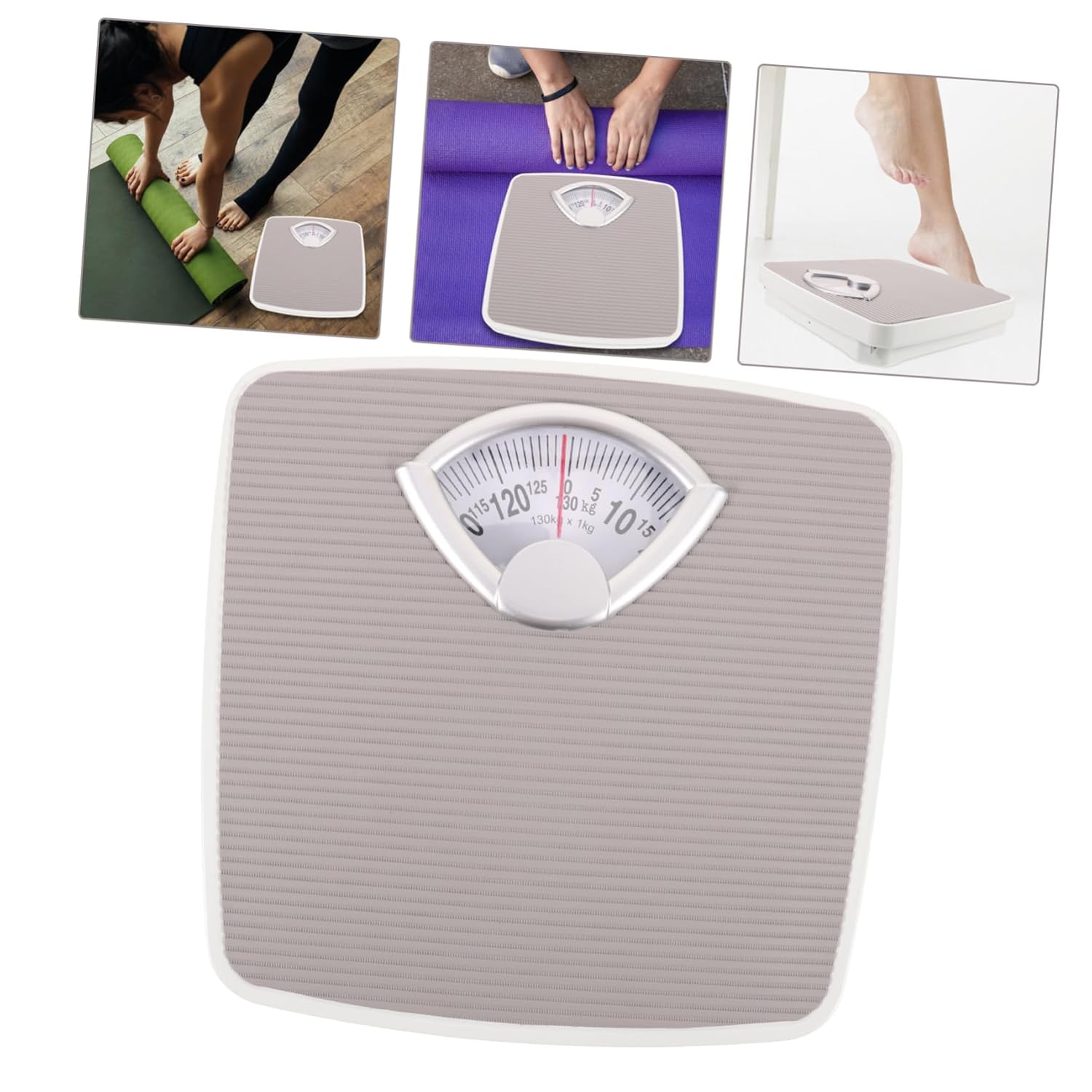High Precision Mechanical Weight Scale for Home Use Analog Bathroom Scale Easy Read Dial Capacity 330 lbs Suitable for Family Health Monitoring