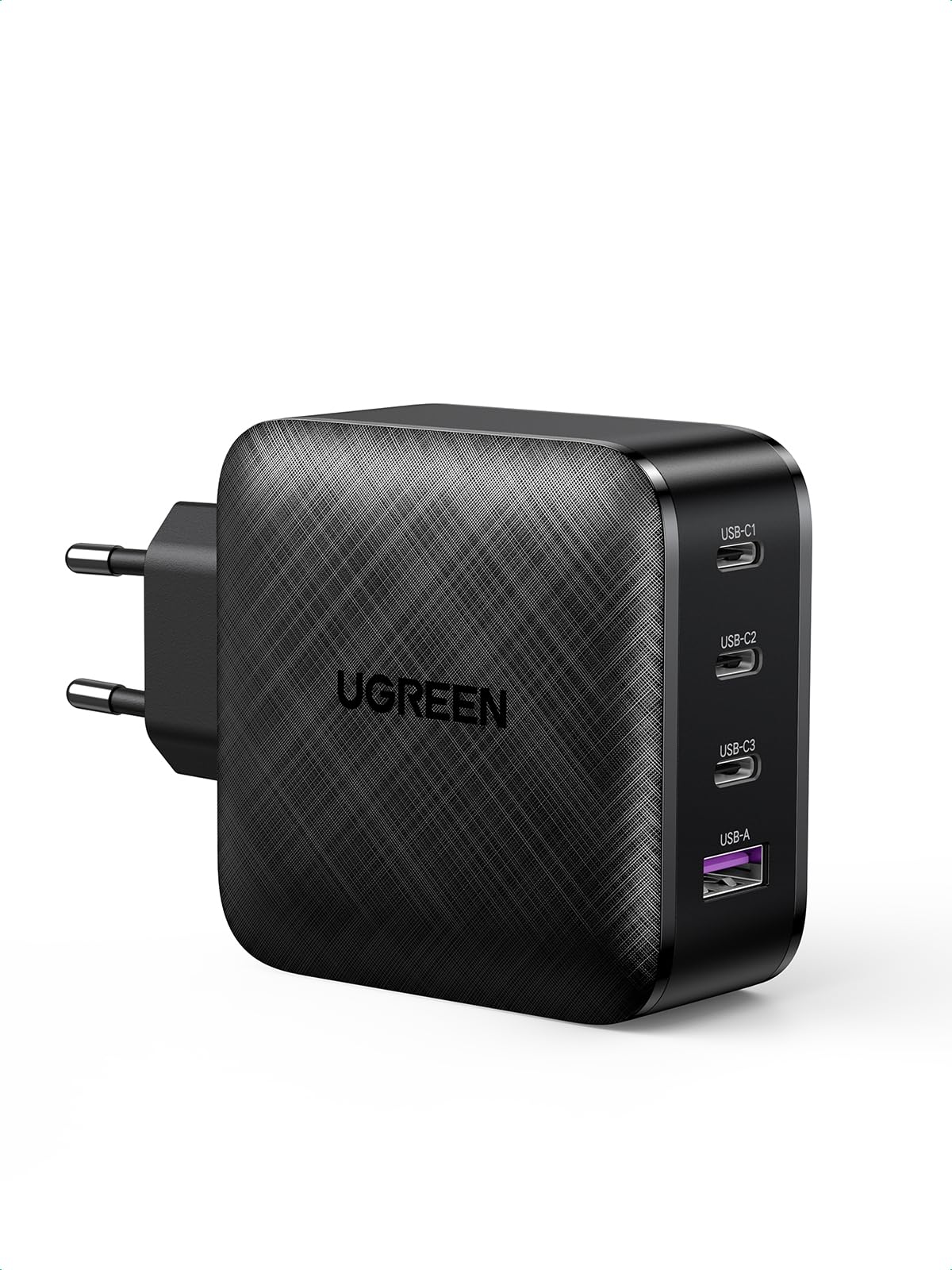 UGREEN Caricatore USB C GaN 65W, Alimentatore USB C, Caricabatterie USB 4 Porte, Compatibile iPhone 14/13/12/11, iPad Pro/Air/Mini, MacBook Pro/Air, Galaxy S23/S22/S21, Google Pixel, Steam Deck