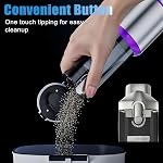 Handheld Car Vacuum Cordless with Air Duster, 30-Min Runtime 20000Pa Suction, Portable Rechargeable Small Handheld Vacuum for Car Detailing Interior Cleaning Pet Hair,Silver&Purple