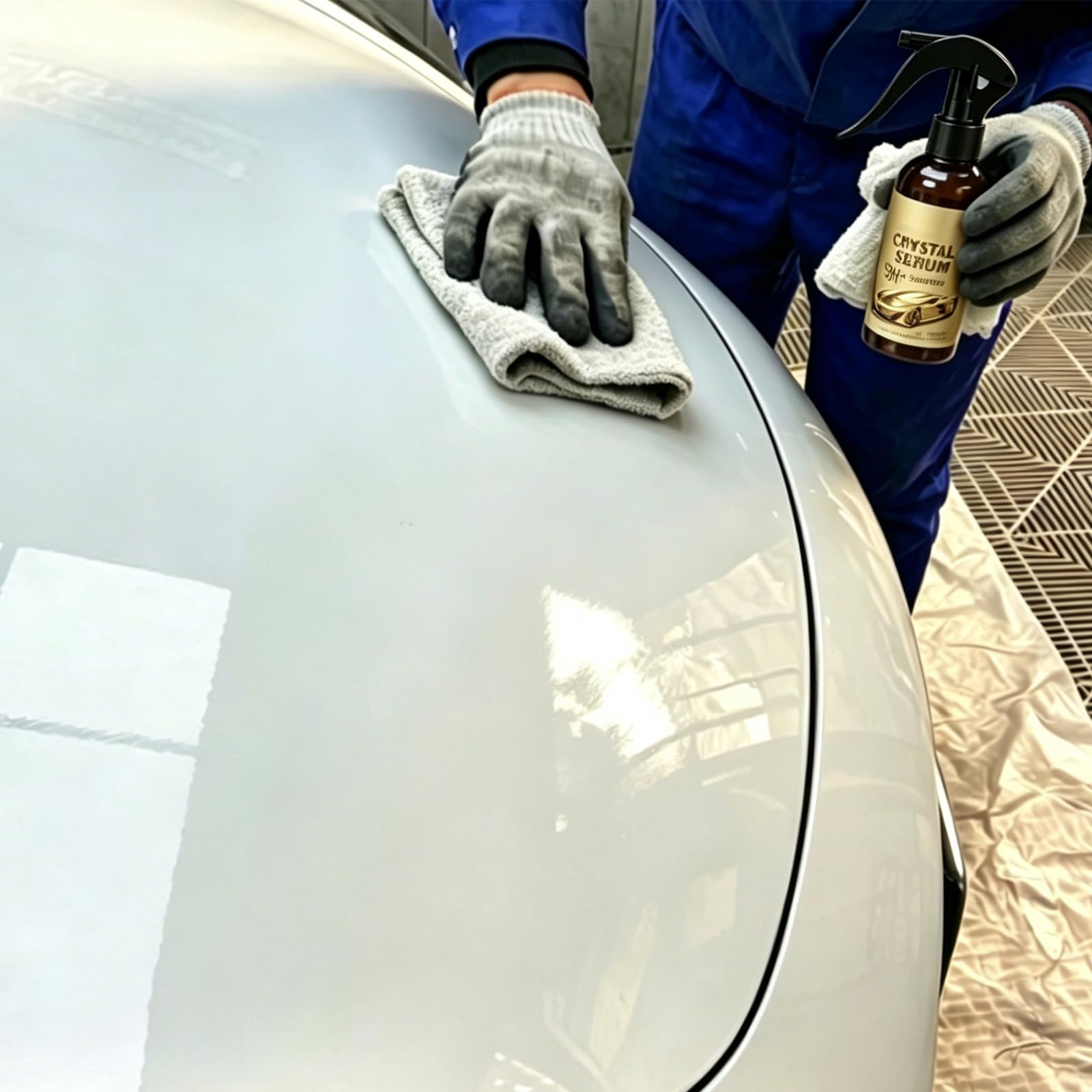 Ręcznie nakładany zestaw ceramicznych powłok do automatycznej pielęgnacji lakieru, butelka 300 ml z gąbką i ściereczką z mikrofibry do opisywania szczegółów ceramicznych powłoka auto szczegóły farba