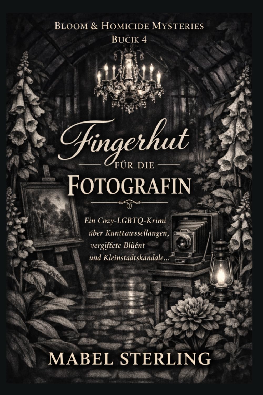 Fingerhut für die Fotografin: Ein Cozy-LGBTQ-Krimi über Kunstausstellungen, vergiftete Blüten und Kleinstadtskandale. (Blüten & Mord Krimis)