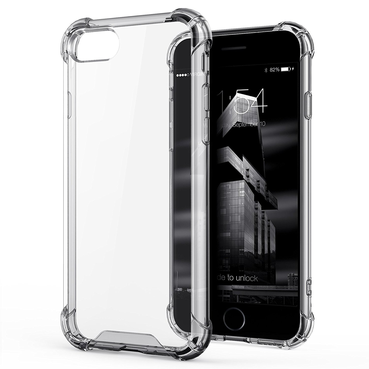 Egotude India Silicone Soft Back Cover For Apple Iphone 7/8 (Transparent), Transparent (B01N6U64XE) Amazon Price History, Amazon Price Tracker