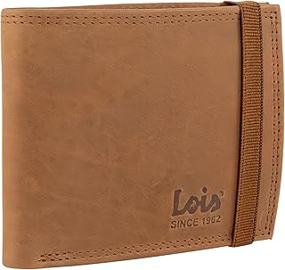 Cartera de Piel para Hombre - Cartera Hombre Piel con Monedero Interior y Tarjetero, diseño Slim, Cuero auténtico, Regalo Elegante. Proteccion RFID, Marron