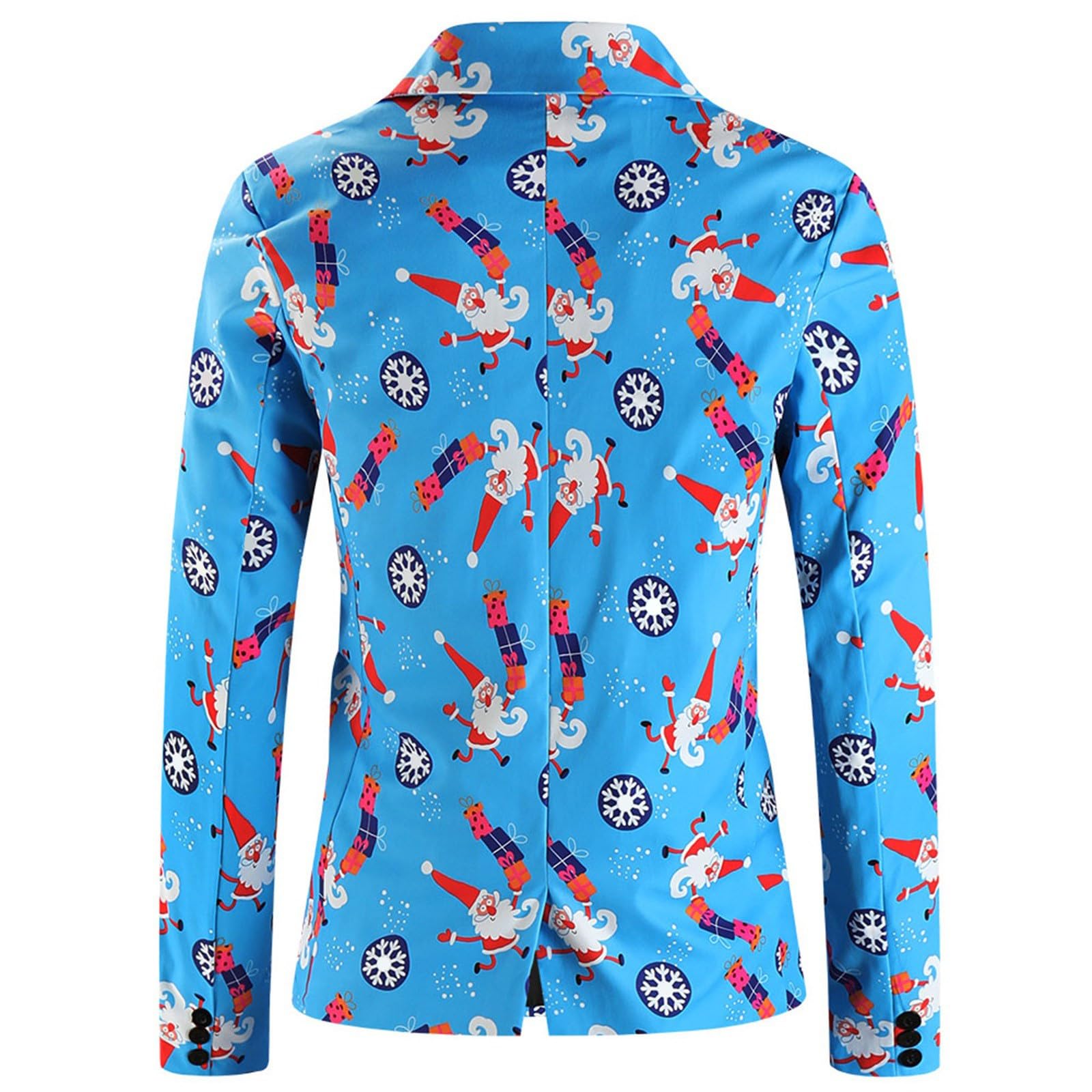 2026 Tuta natalizia da uomo e da uomo, abito di Natale colorato, formale, divertente, slim per feste di Natale, maglietta slim con motivo natalizio, sacco, carnevale, abbigliamento natalizio