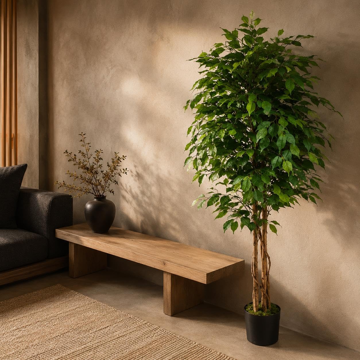 Leaf Artificial Ficus Tree/Plant