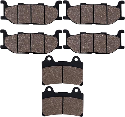 Cyleto Pastillas de freno delanteras y traseras para YAMAHA Roadstar 1600 XV1600 2001-2005 XV 1600 Road Star Silverado 2007-2009 XV1600 Wildstar