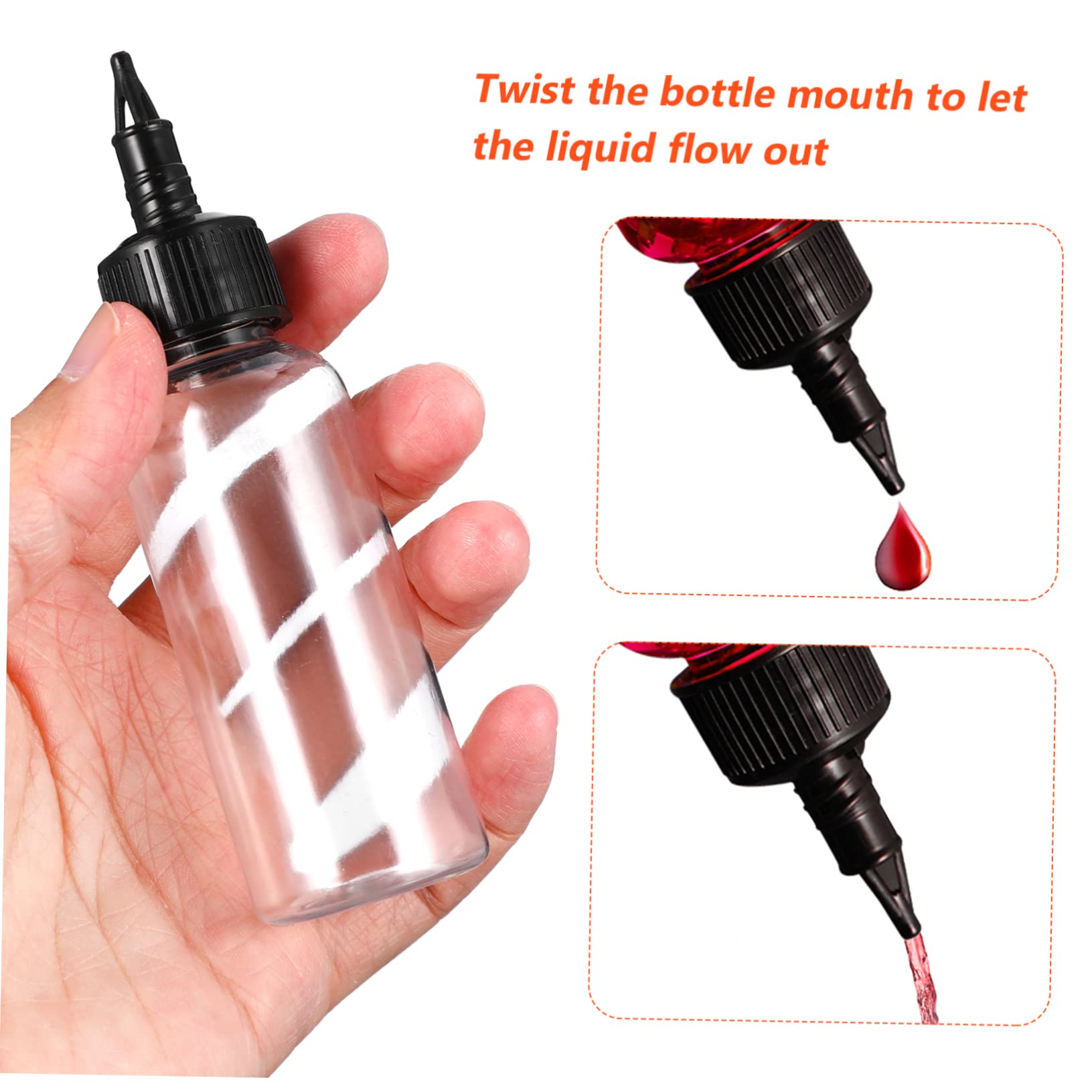 ULTECHNOVO 2 Juegos Frasco Cuentagotas De Prueba Tapas Cuentagotas Graduadas Botellas De Tintura Con Cuentagotas Pipeta De 10ml Botellas y Pipetas 4oz Juego De Botellas El Plastico Escala