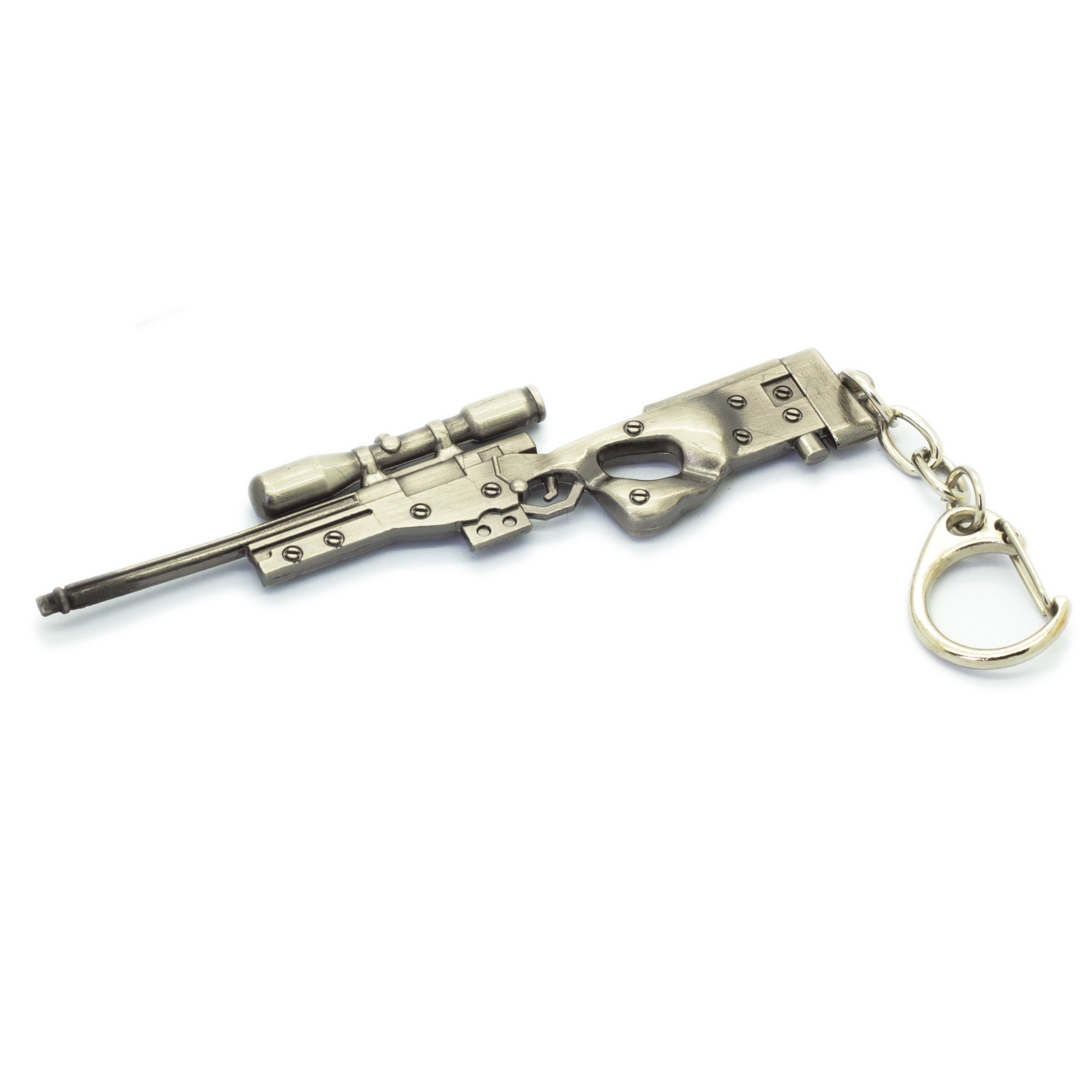 Mingfi Awm Sniper Rifle Metal Model Keyring Keychain Pendant