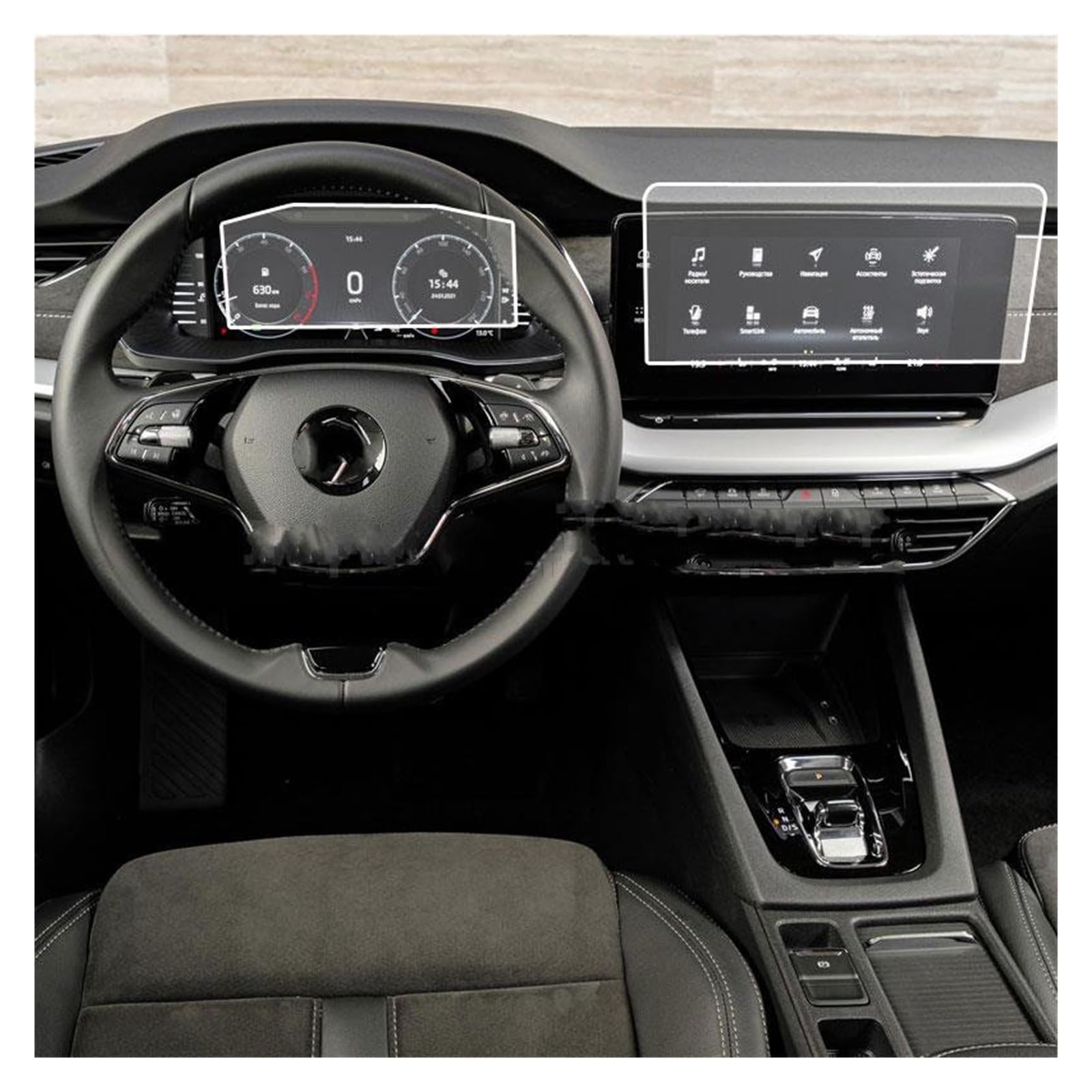 Displayschutzfolien GPS-Geräte Für Skoda Für Octavia MK4 2020