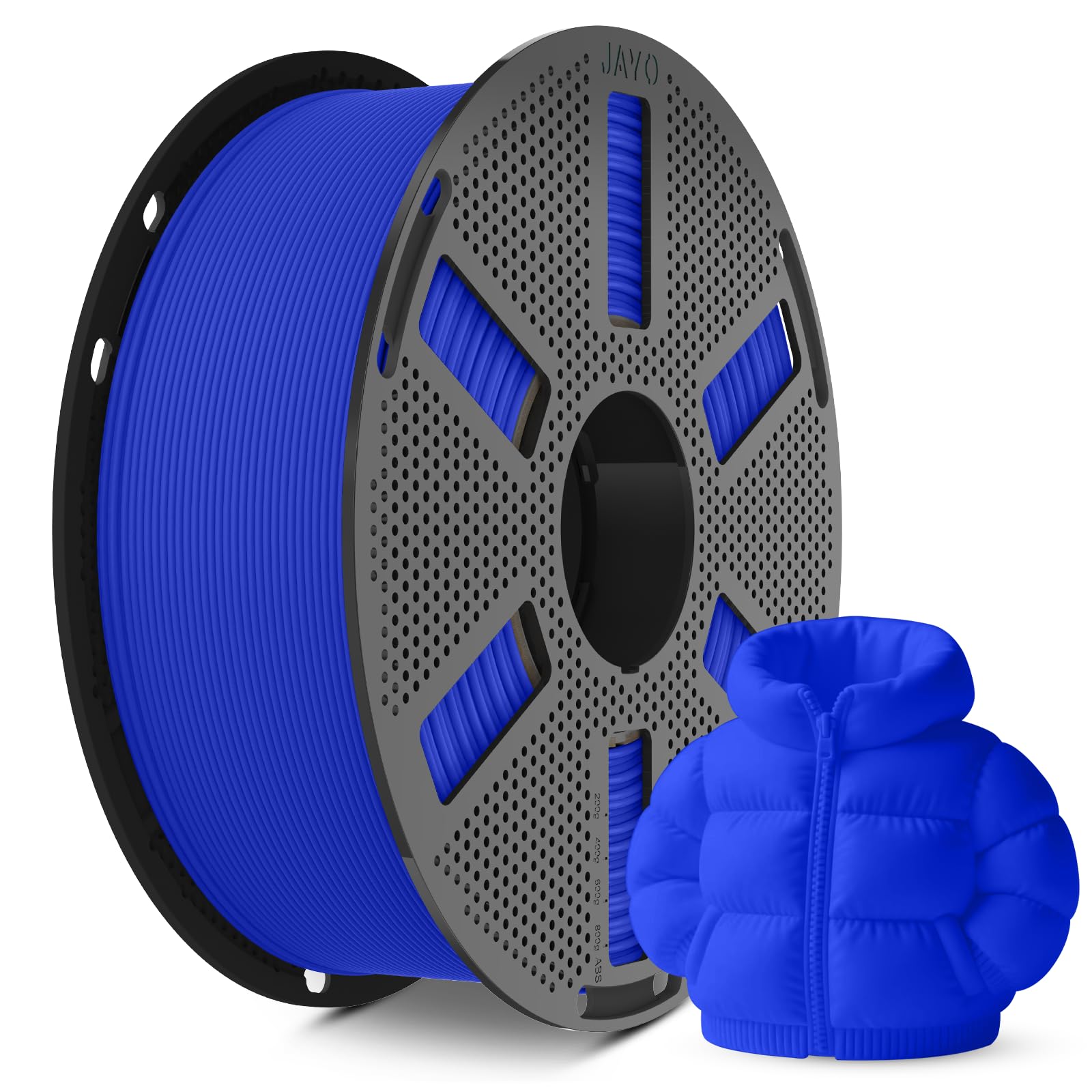 JAYO PLA Matt Filament 1.75mm Blau 1.1KG 3D Drucker Filament | Matte Finish, Geringe Schichtlinien, Easy to Remove Support, Maßgenauigkeit±0.02mm, für die meisten FDM 3D Drucker