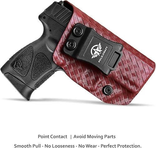 Vista 17 de Funda Taurus G3C G2C IWB Kydex Holster Taurus G3C / G2C / G2S / PT111 / PT140 0.354 in/.40 - Cintura interior oculta Taurus G3C / G2C / G2S / PT111