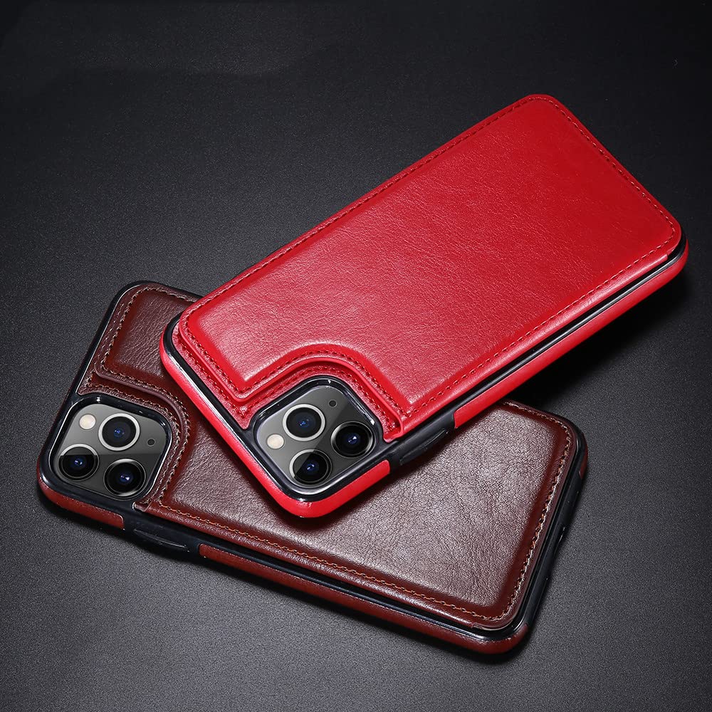 Custodia Portafoglio Magnetica Per IPhone 12 Pro Max – Pelle PU Con 3 Slot Per Carte E Supporto Regolabile – TPU Interno Antishock - 2