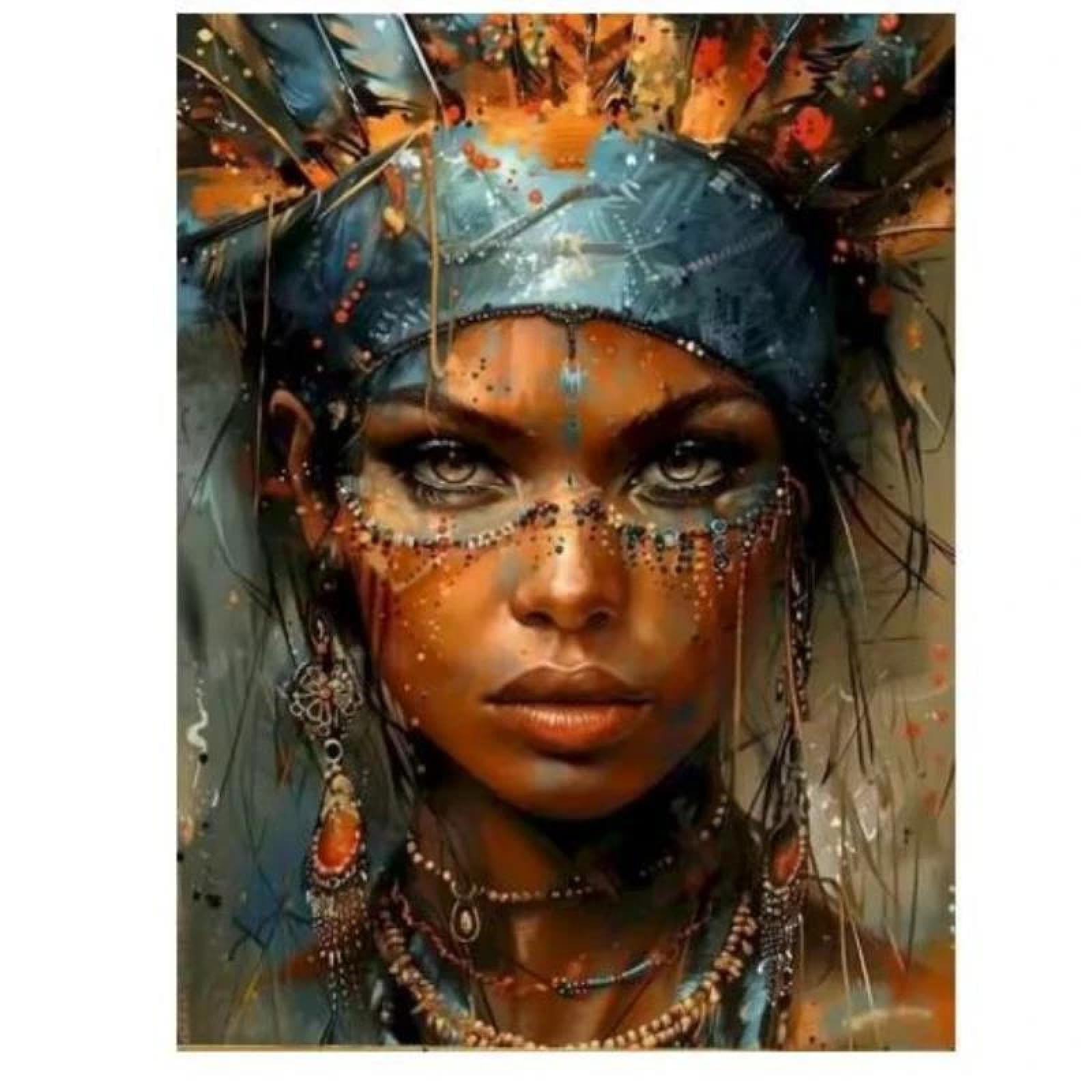 Yocheng Canvas Paintings Abstract Portrait Posters Africa Europe Eastern Beauty Handsome Figures Prints Wall Art Picture Home Decor 60x90cm No Frame