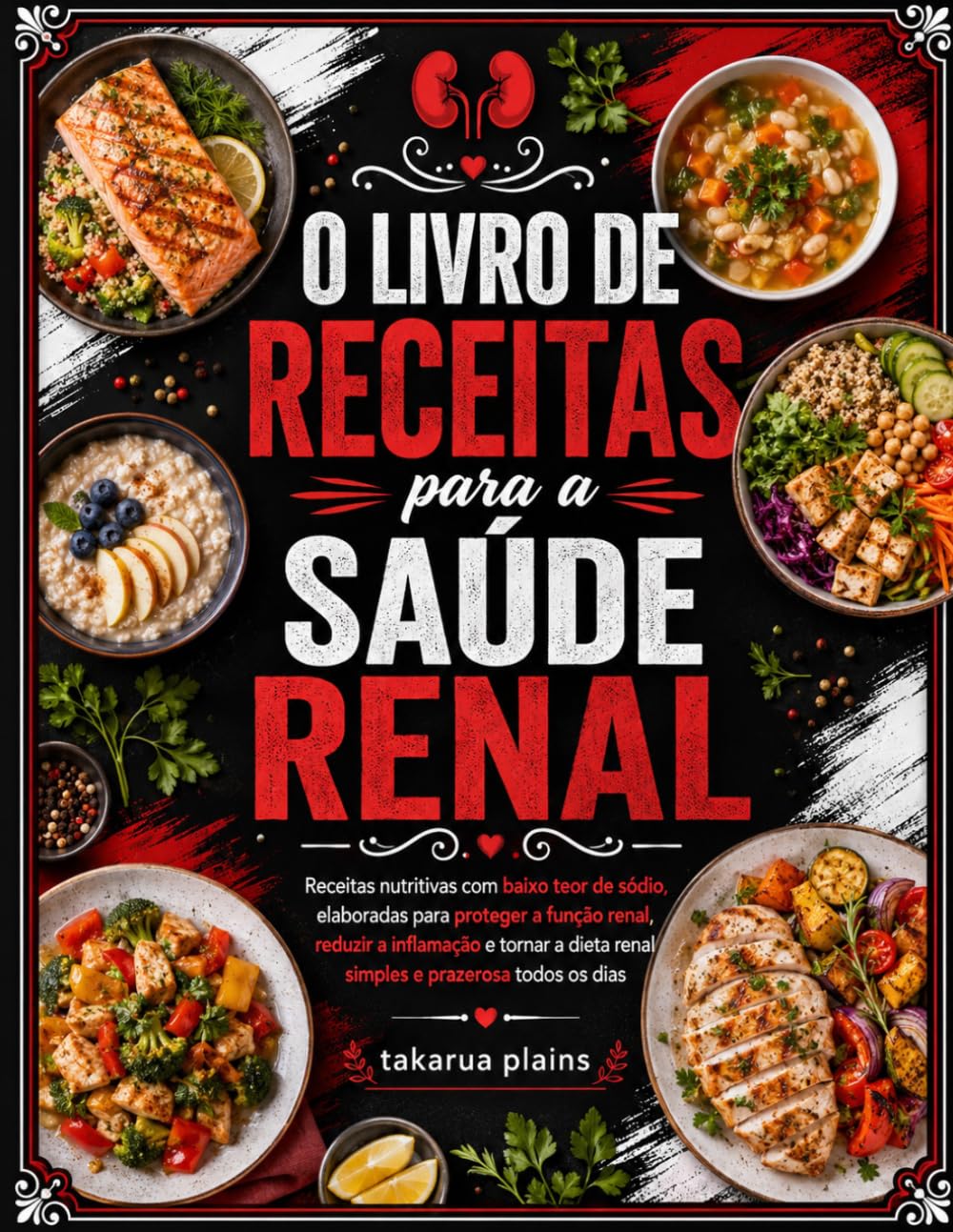 O Livro de Receitas para a Saúde Renal: Receitas Nutritivas com Baixo Teor de Sódio, Elaboradas para Proteger a Função Renal, Reduzir a Inflamação e Tornar a Dieta Renal Simples e Prazerosa Todos os D